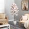 6ft. Cherry Blossom Artificial Tree in White Planter